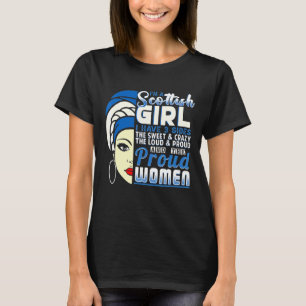 Camiseta Im A Scottish Chica Scotland Women