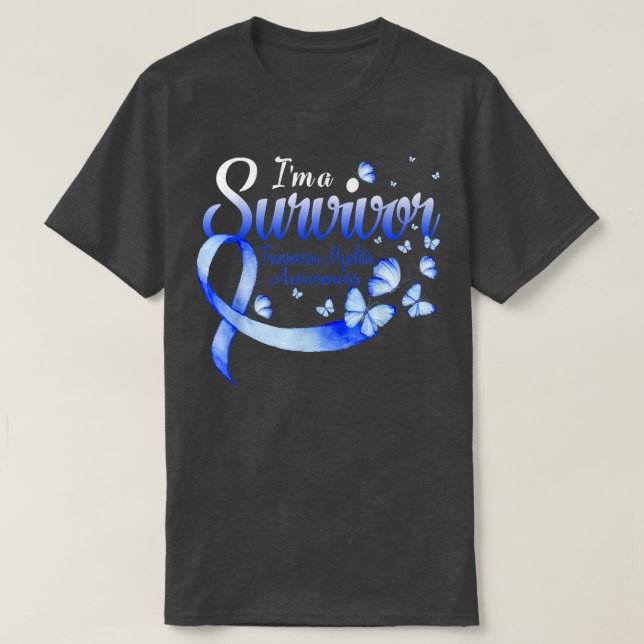 Camiseta I'm A Survivor Transverse Myelitis Awareness Butte (Diseño del anverso)
