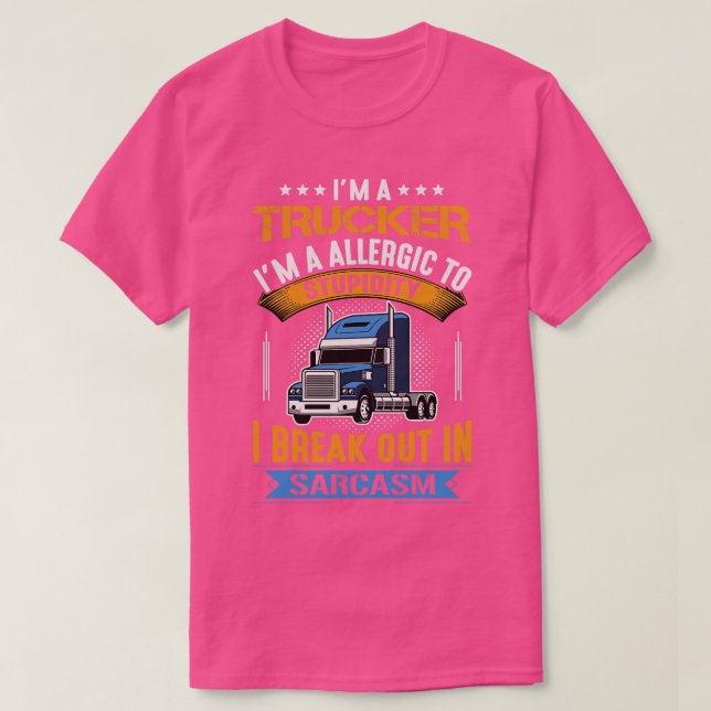 Camiseta Im A Trucker (Diseño del anverso)