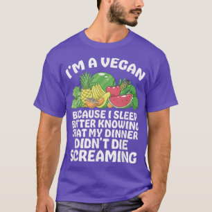 Camiseta I'm A Vegan Vegetable Fruits Food Vegan Day Vegeta
