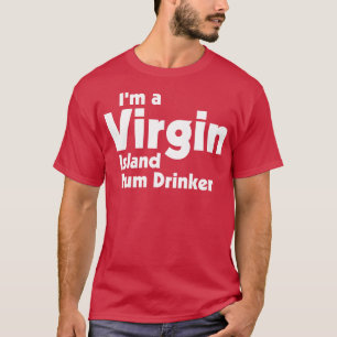 Camiseta Im a Virgin Island Rum Drinker Turista Souvenir De