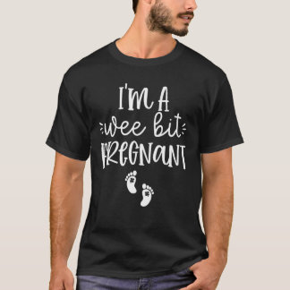 Camiseta I'm A Wee Bit Pregnant Irish St Patricks Pregnancy