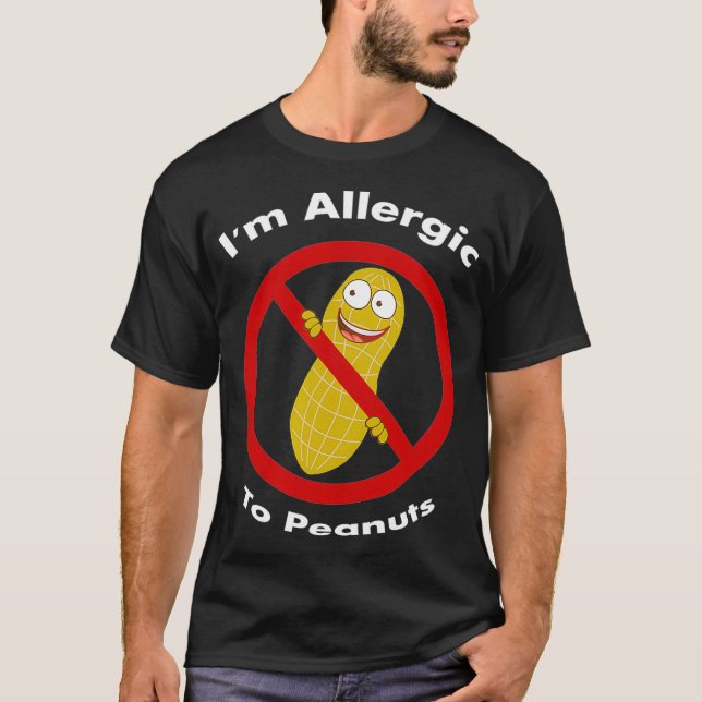Camiseta Im Allergic To Peanuts (Anverso)