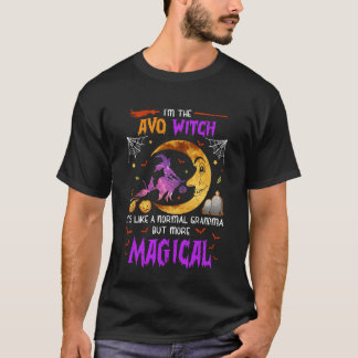 Camiseta I'm AVO Witch Portuguese Grandma Magical Halloween