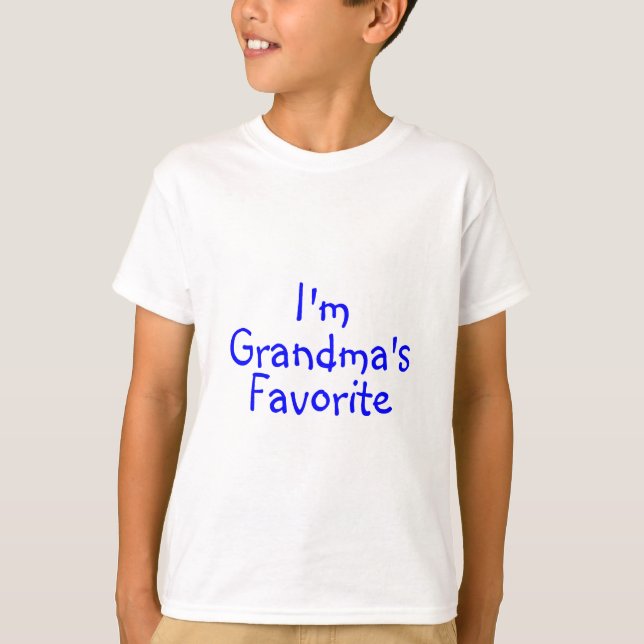 Camiseta Im azul preferido de las abuelas (Anverso)