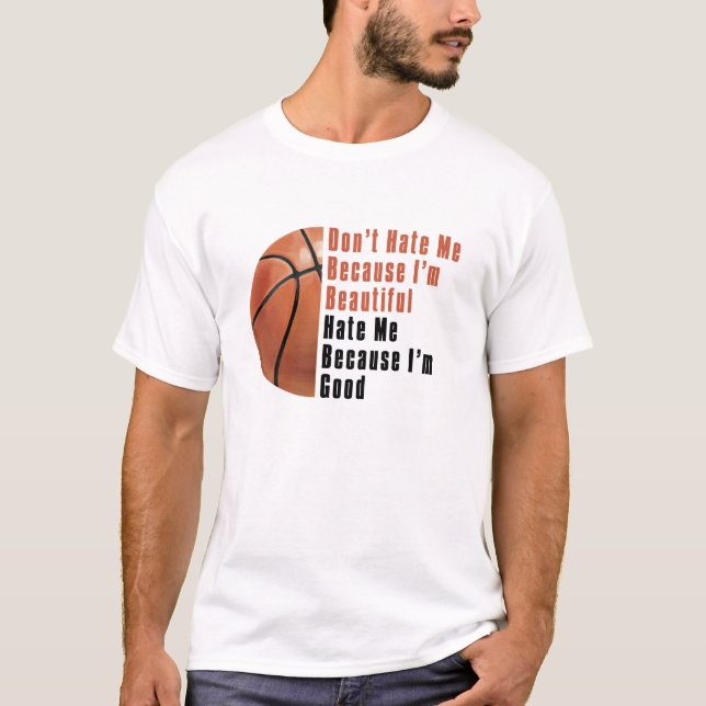 Camiseta Im Beautiful Im Good Basketball (Anverso)
