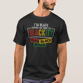 Camiseta Im Blackity Black African American Vintage