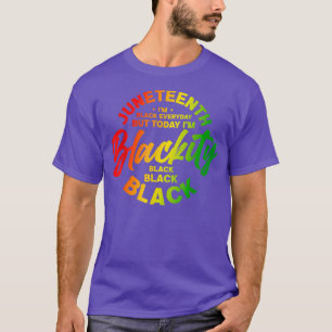 Camiseta Im Blackity Black African Men Women Junte