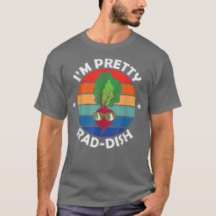 Camiseta Im Bonito Radish Radish Vegetarian Veggie Fo