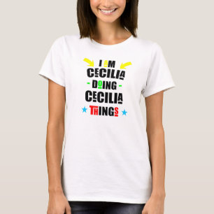 Camiseta Im Cecilia Haciendo Cecilia Things Navidades de Gu