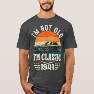 Camiseta Im Classic Car 81st Birthday Gift De 81 Años