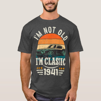 Camiseta Im Classic Car 81st Birthday Gift De 81 Años