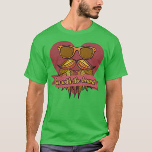 Camiseta IM Con Barba Barba Hipster Hombres Barba Completa 