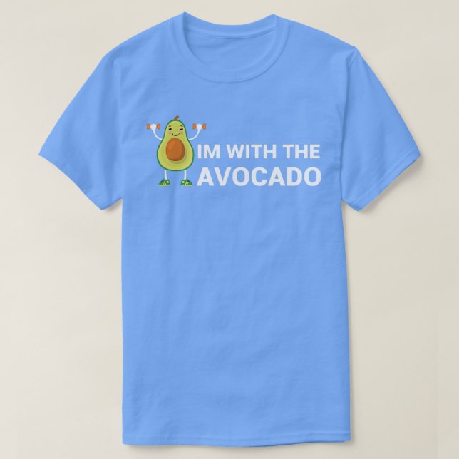 Camiseta im con el aguacate 2 (Diseño del anverso)