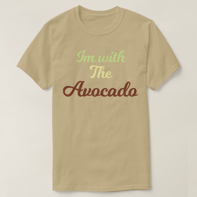 Camiseta Im Con El Aguacate 2 2 (Diseño del anverso)