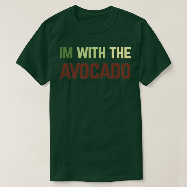 Camiseta Im Con El Aguacate 33 (Diseño del anverso)