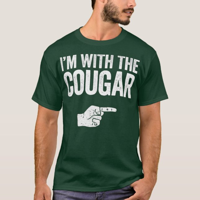 Camiseta Im Con El Costume Cougar Coincidiendo (Anverso)