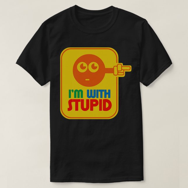 Camiseta im con estupidez 14 (Diseño del anverso)