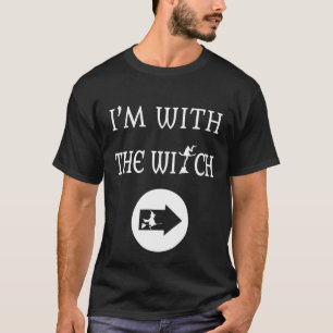 Camiseta Im con la bruja Halloween divertido