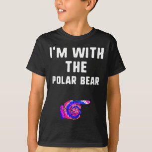 Camiseta Im Con Pareja De Halloween Polar Bear Dye