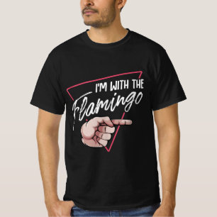 Camiseta Im Con Vestuario Pareja Flamingo De Halloween