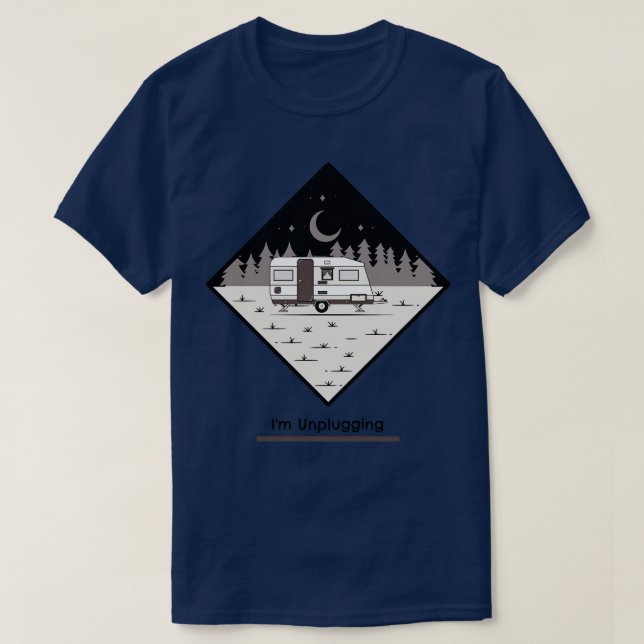 Camiseta Im Desenchufando Camping (Diseño del anverso)