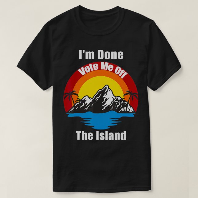 Camiseta I'm Done (Diseño del anverso)