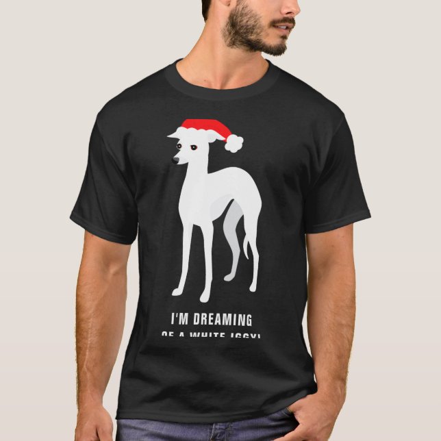 Camiseta Im Dreaming Of A White Iggy Christmas  (Anverso)