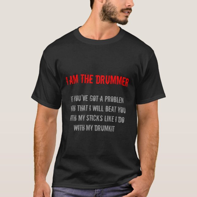 Camiseta Im el batería (Anverso)