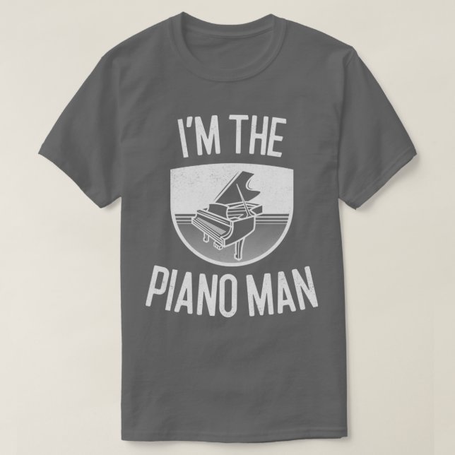 Camiseta Im El Regalo Del Profesor De Música Piano Man (Diseño del anverso)