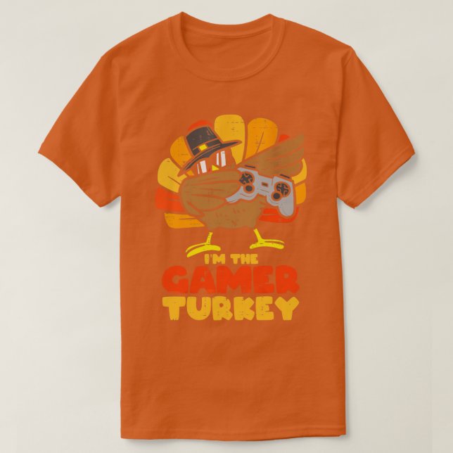 Camiseta IM El Turquía Dabbing Turkey Gaming Controller Tha (Diseño del anverso)