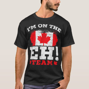 Camiseta Im En El Equipo De EH Canadá Day Maple Leaf