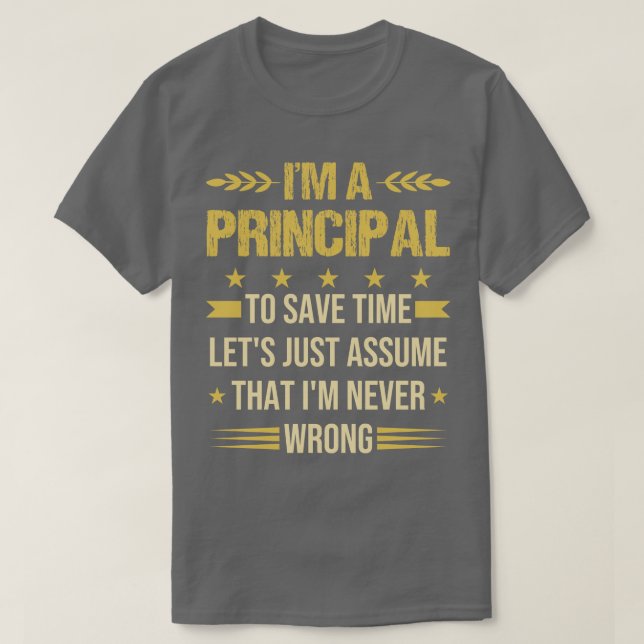 Camiseta Im Es La Principal Cita Del Director De Una Escuel (Diseño del anverso)