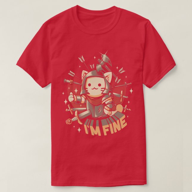 Camiseta Im Fine (Diseño del anverso)
