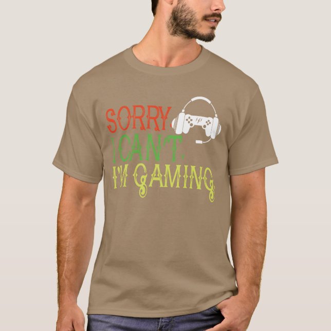 Camiseta Im Gaming Video Games Funny Gamer for Boyseen M gi (Anverso)