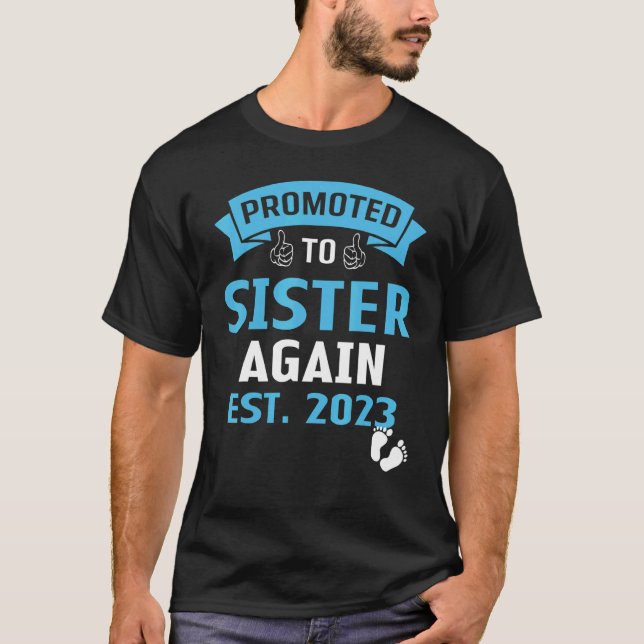 Camiseta I'm Going To Be A Big Sister Again 2023  Big Sis A (Anverso)