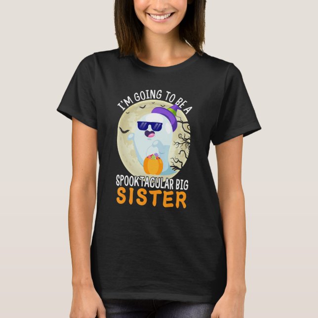 Camiseta Im Going To Be A Big Sister spooktacular Ghost Ann (Anverso)