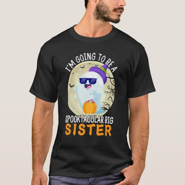 Camiseta Im Going To Be A Big Sister spooktacular Ghost Ann (Anverso)