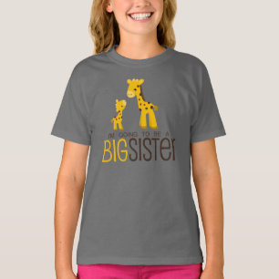 Camiseta I'm Going to Be A Big Sister T-shirt