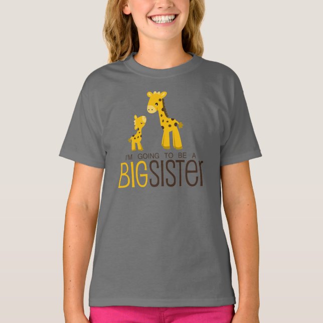 Camiseta I'm Going to Be A Big Sister T-shirt (Anverso)