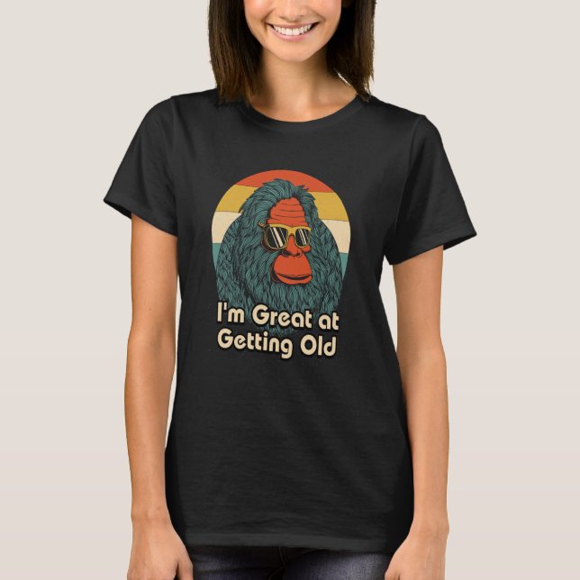 Camiseta Im Great at Getting Old Grandpa Grandfather Humor (Anverso)