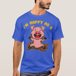Camiseta I'm Happy As A Pig Farmer Premium 3231 