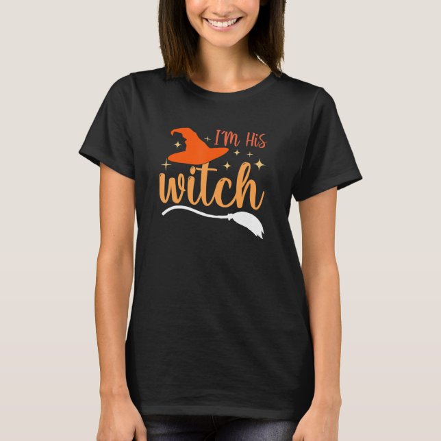 Camiseta I'm Her Boo I'm His Witch (Anverso)