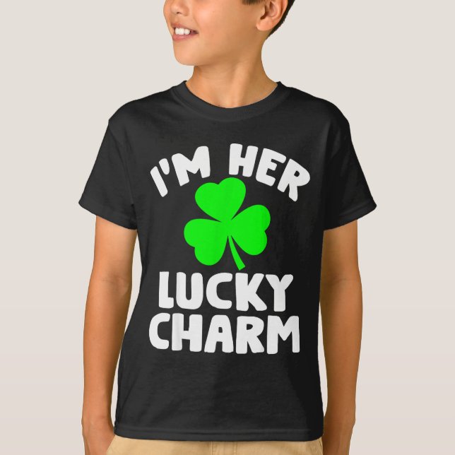 Camiseta I'm Her Lucky Charm Funny Couples St Patrick's Day (Anverso)