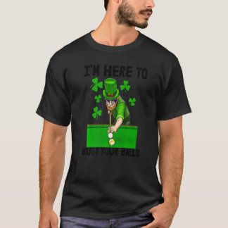 Camiseta I'm Here To Bust Your Balls  Men St Patricks Irish