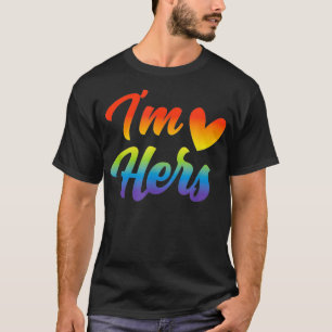 Camiseta Im Hers Funny Lgbt Couple Lesbian Gay Rainbow Prid