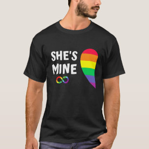 Camiseta Im Hers Shes Mine Coincide Con La Pareja De Lesbia