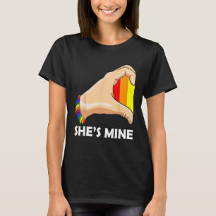 Camiseta Im Hers Shes Mine Coincide Con La Pareja De Lesbia