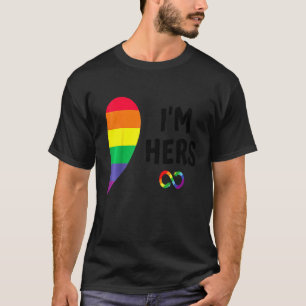 Camiseta Im Hers Shes Mine Coincide Con La Pareja De Lesbia