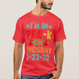 Camiseta I'm In PreK On Twosday Tuesday Feb 22nd 2 